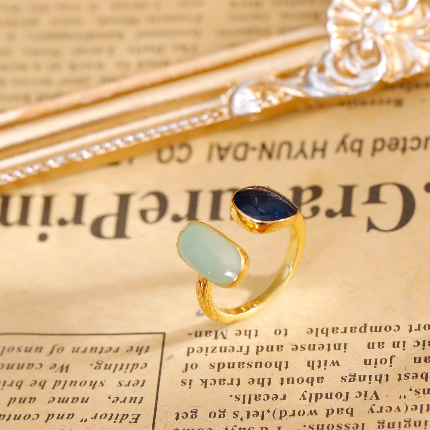 Anillo Kaelis Duo Envolvente | Oro