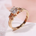 Anillo de Banda Anudada de Impacto | Oro